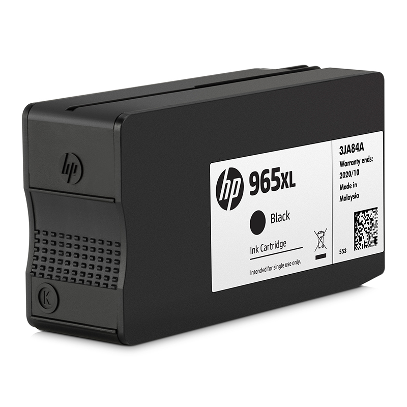 惠普(hp)3ja84aa 黑色大容量墨盒 965xl系列 2000页打印量 适用机型