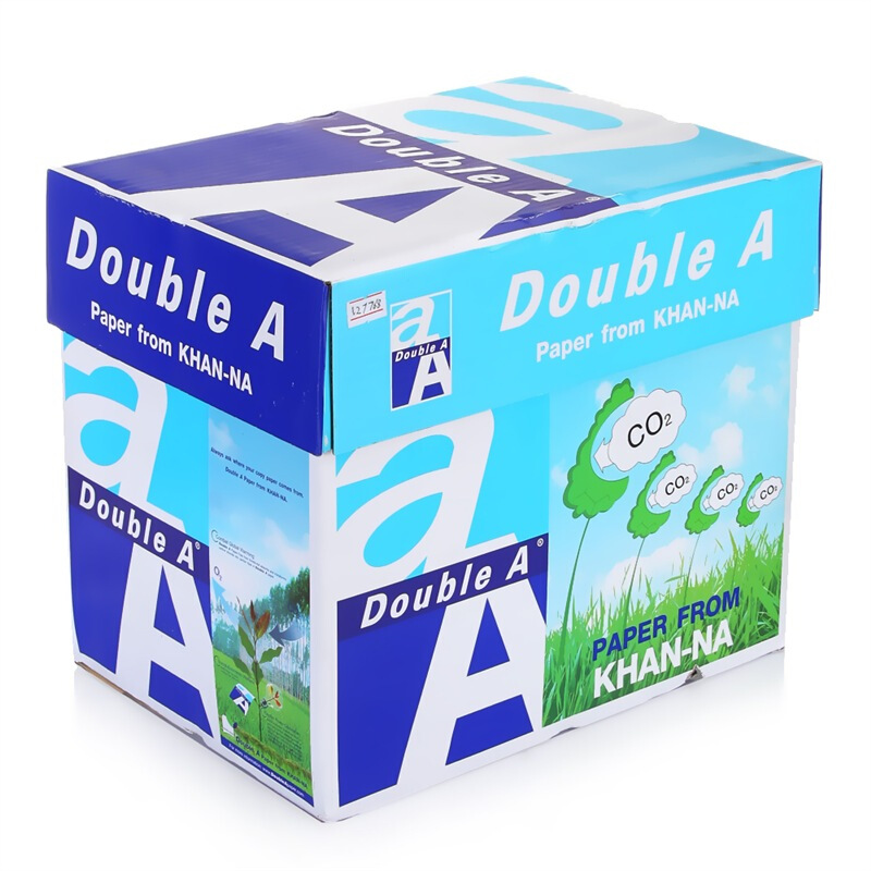 达伯埃(Double A)70g A4办公用品打印复印纸 500张/包 5包装