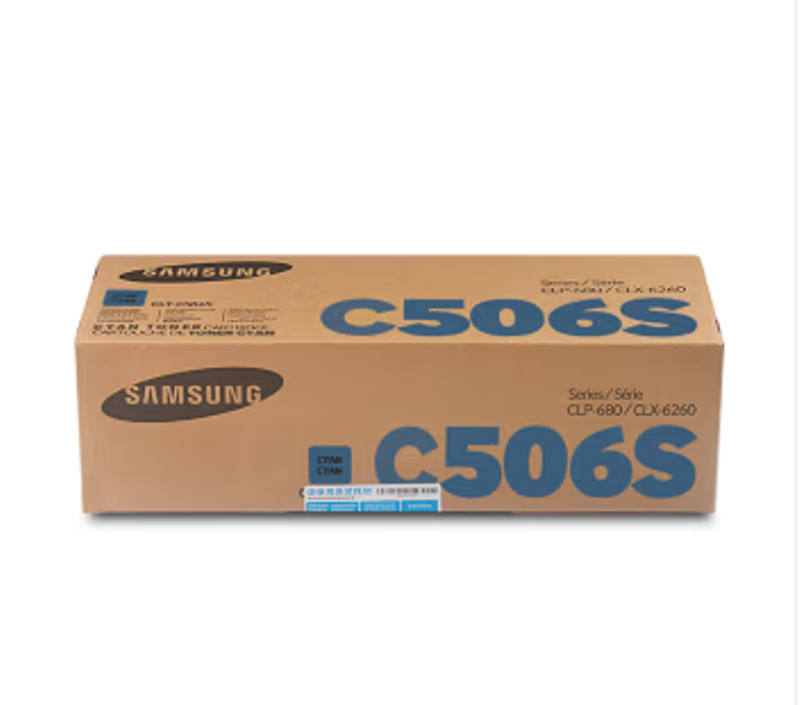 三星CLT-K506S黑色C506/M506/Y506黄、蓝、品红色硒鼓 粉盒 墨粉盒CLP-680 C506S青色/1500页