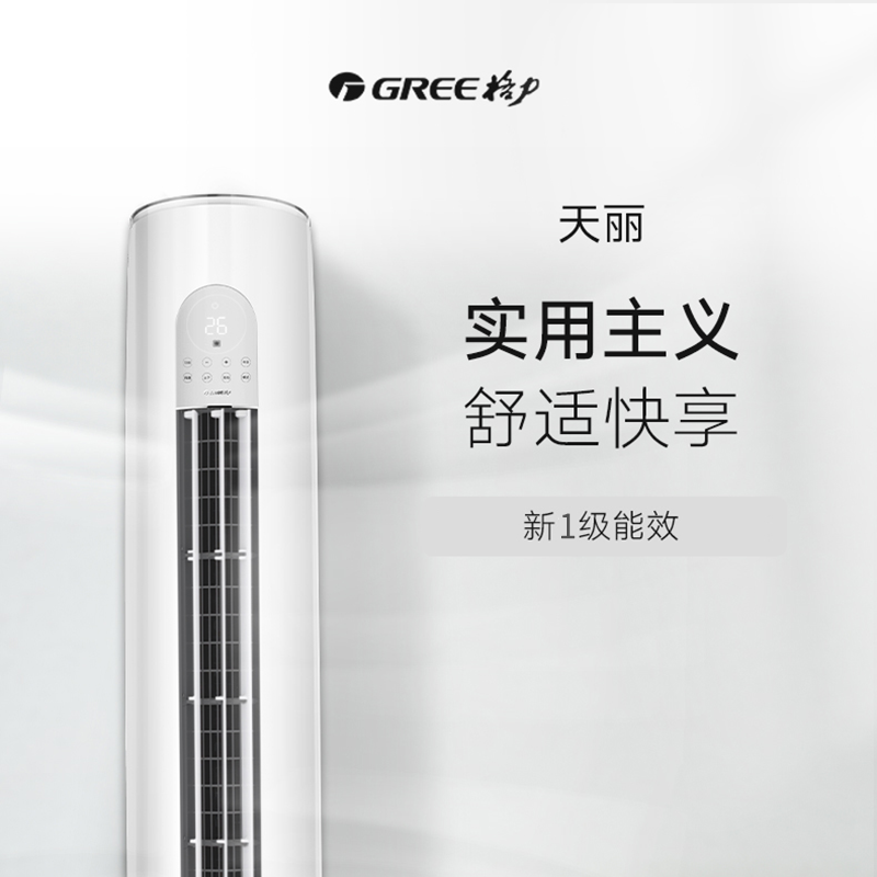 格力（GREE）空调 天丽3匹一级能效 变频冷暖 家用立式空调柜机 3匹