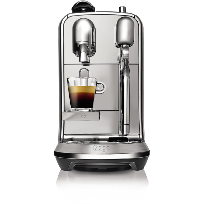 雀巢（Nespresso）sage全自动胶囊咖啡机Creatista plus进口SNE800液晶屏 J520 不锈钢色