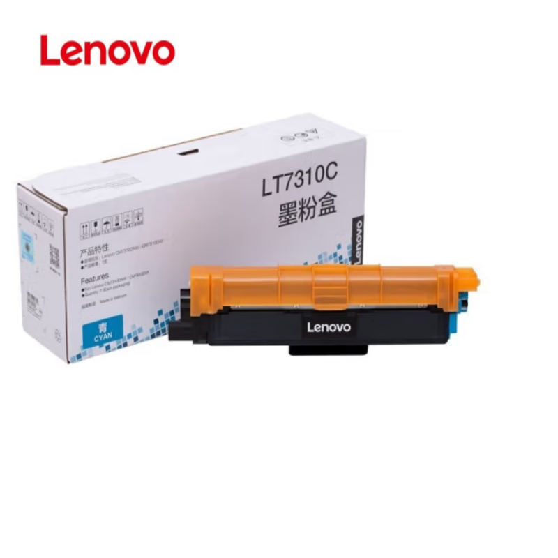 联想（Lenovo）LT7310K黑色原装墨粉盒 适用于CM7310DNW/CM7810DXF激光机 LT7310C青色